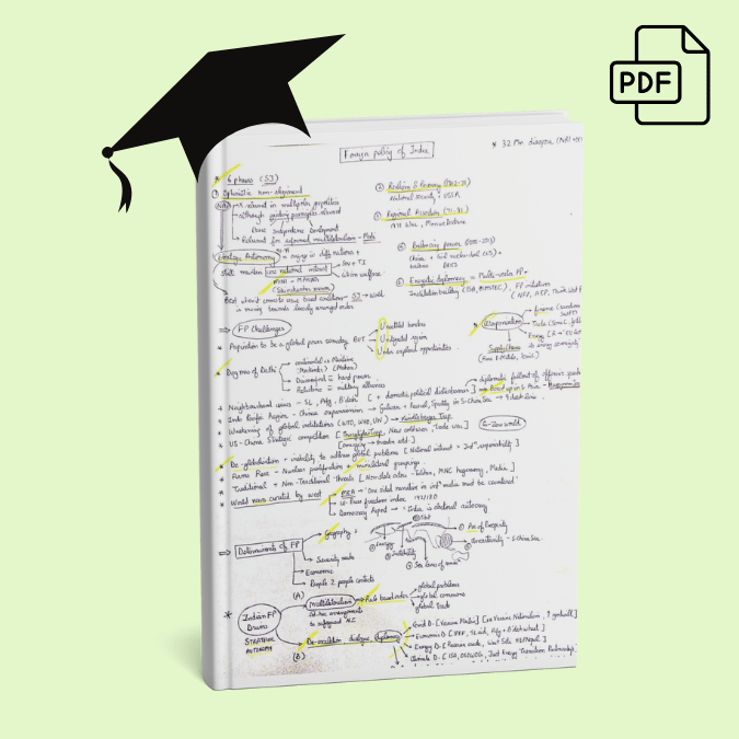 Pururaj Singh Solanki - AIR 21 UPSC CSE 2023 - International Relations Notes 2